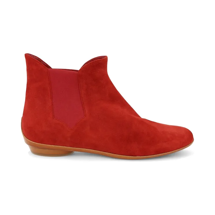 Ferragamo Montana Archive Limited Edition 1960s Chelsea Boots Red (01C121-745165-M)