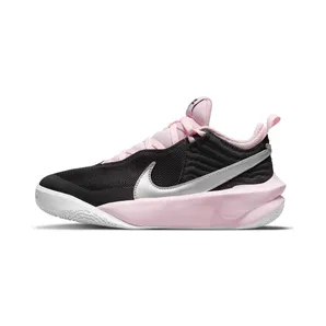 Nike Team Hustle D 10 “Black / Pink Foam / White / Metallic Silver” (CW6735-003)