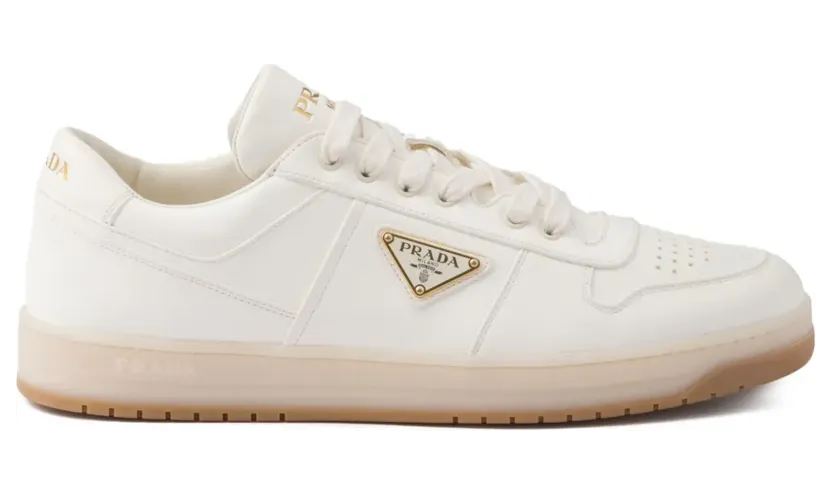 Prada Downtown low-top sneakers – Beige (2EE364038)