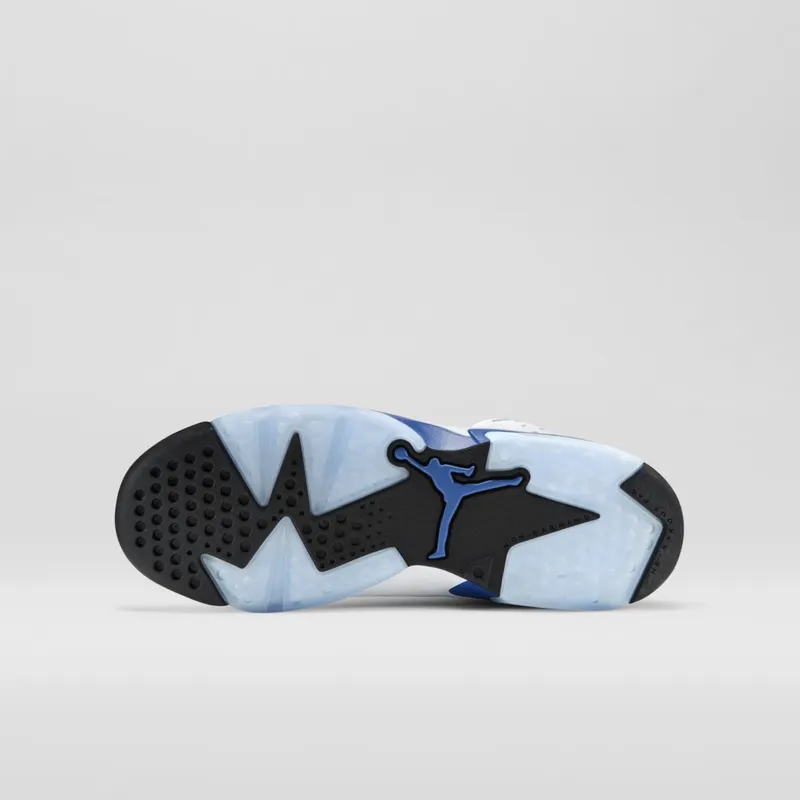 Jordan 6 Retro Sport Blue 2014 (GS) White/Sport Blue-Black (384665-107)