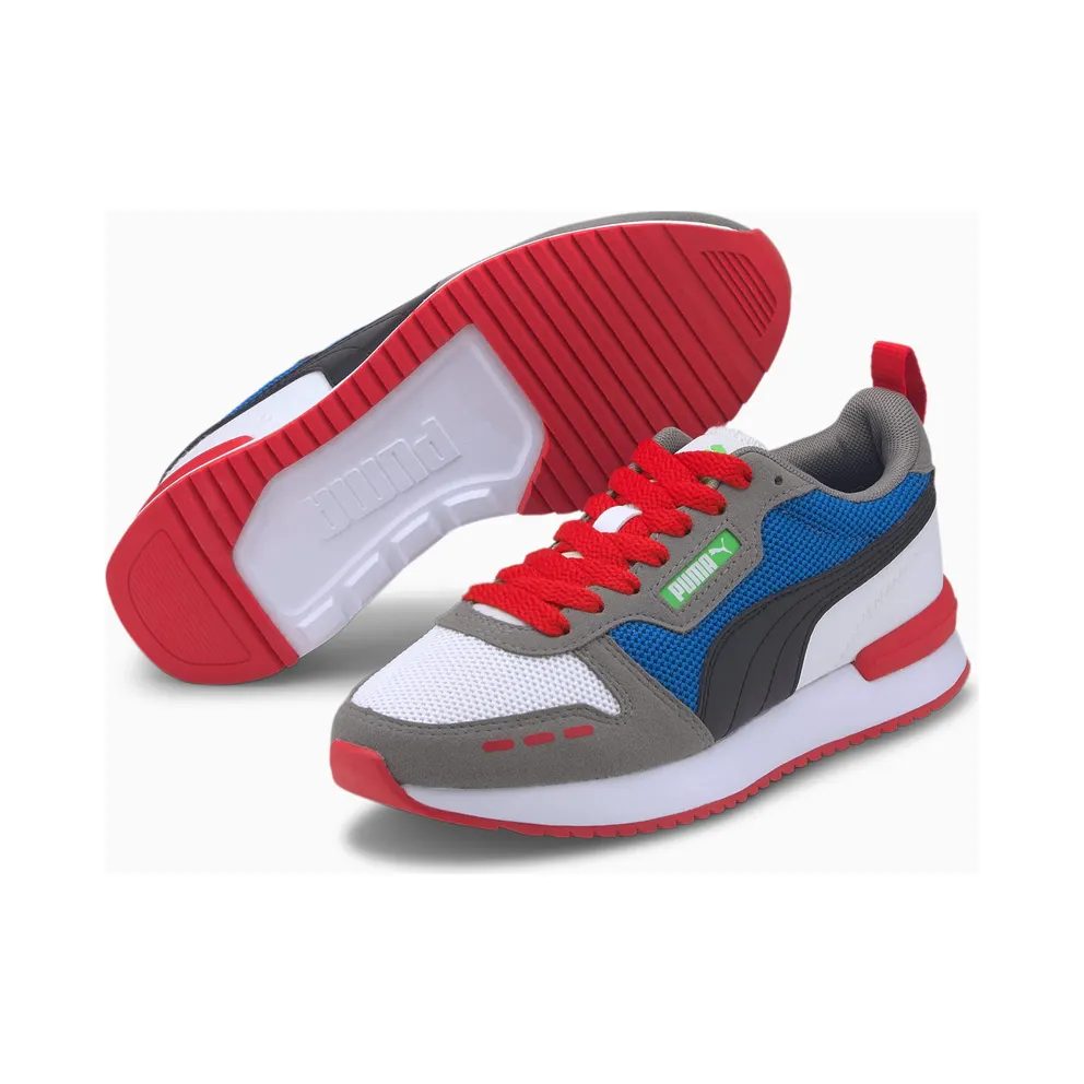 PUMA R78 Youth White/Black/Ultra Gray (373616-05)