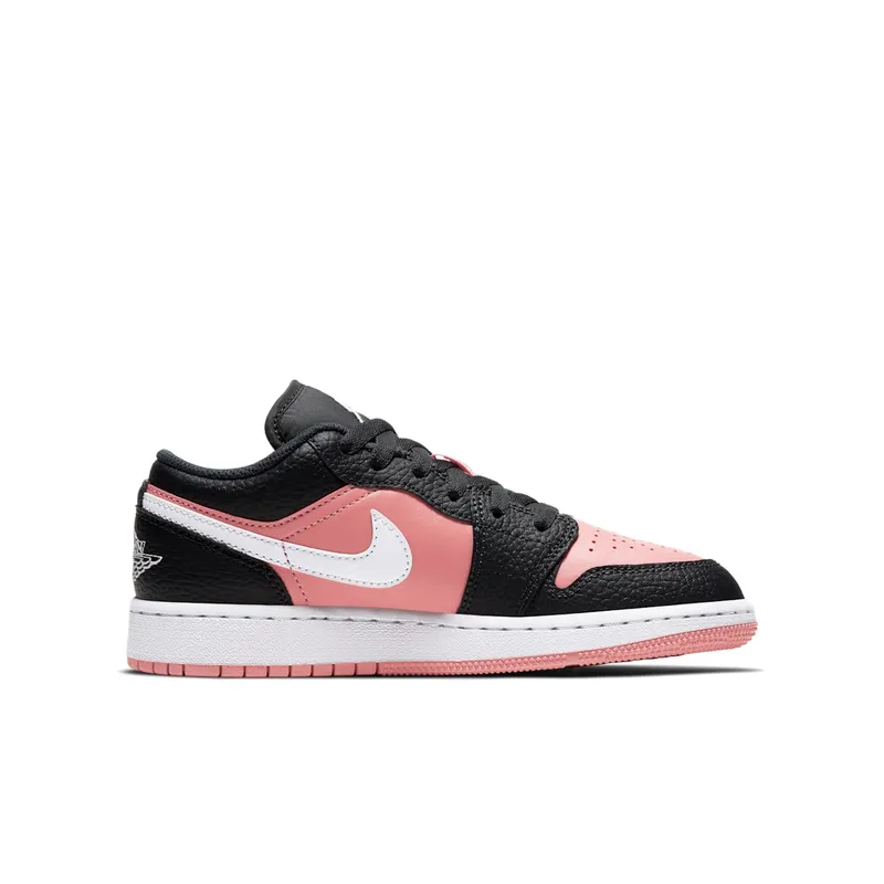 Jordan 1 Low Black Pink Quartz (GS) Black/Pink Quartz (554723-016)