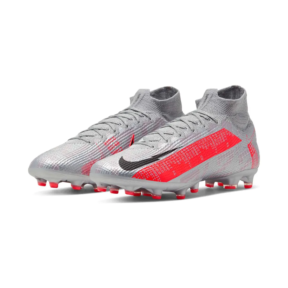 Nike Superfly 7 Elite AG Pro Metallic Grey Crimson (AT7892-906)