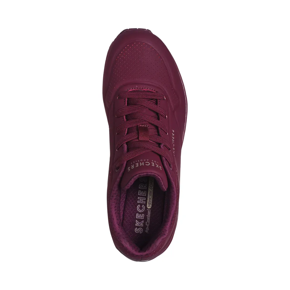 Skechers Uno – Stand on Air – Pruim (73690 PLUM)