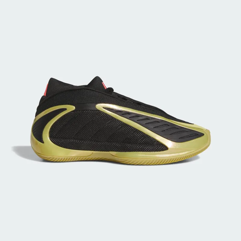 Adidas Anthony Edwards 2 J Core Black / Gold Metallic / Solar Turbo (KJ5514)