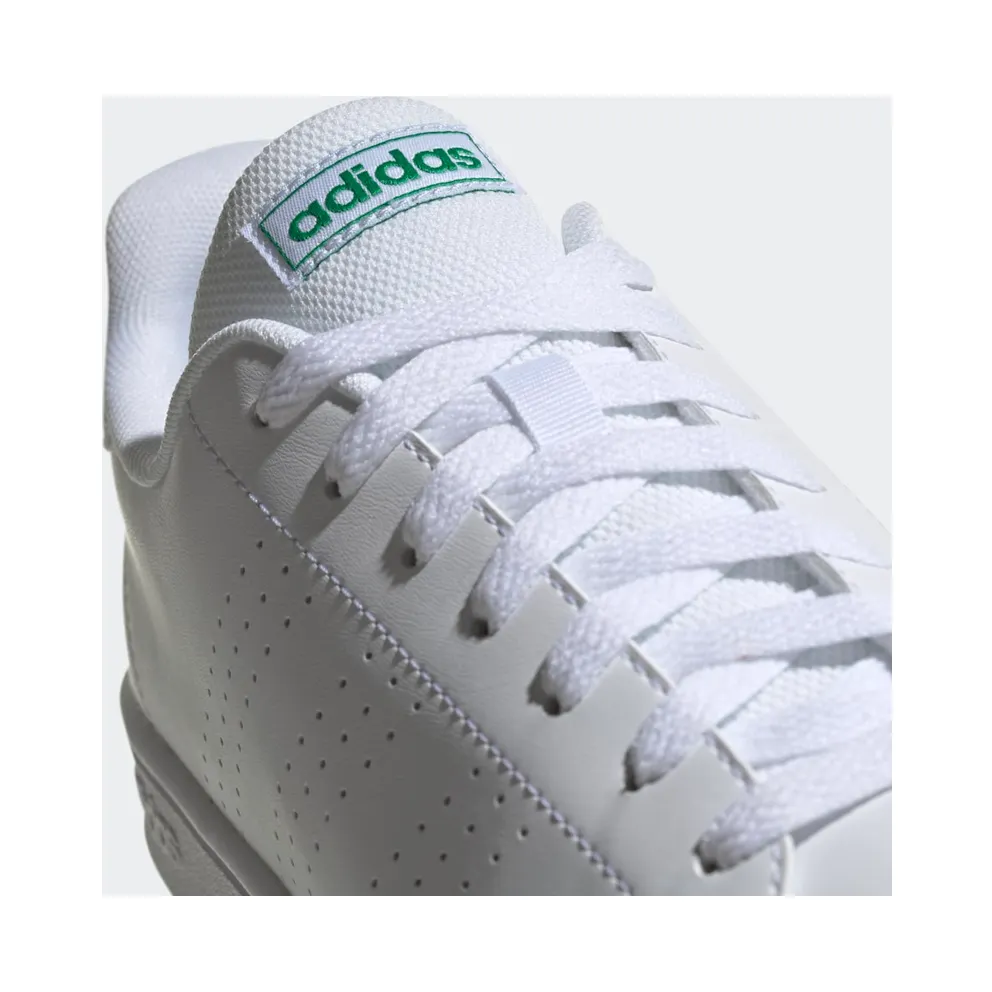 Adidas Advantage Base Cloud White / Cloud White / Green (EE7690)