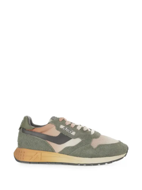 Autry Reelwind low-top with suède vlakken – Green (WWLMDI02)