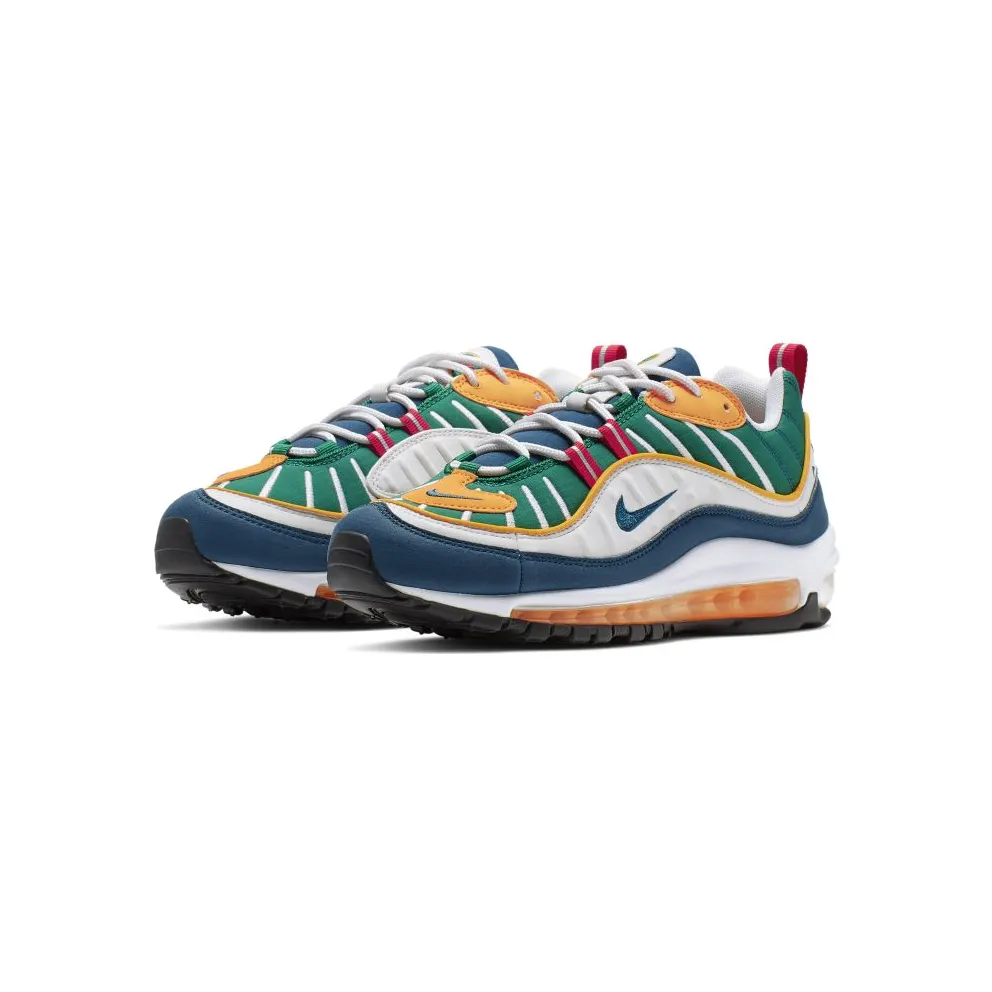 Nike Air Max 98 Multi-Color (W) University Red/Blue Force-Orange Peel (AH6799-601)