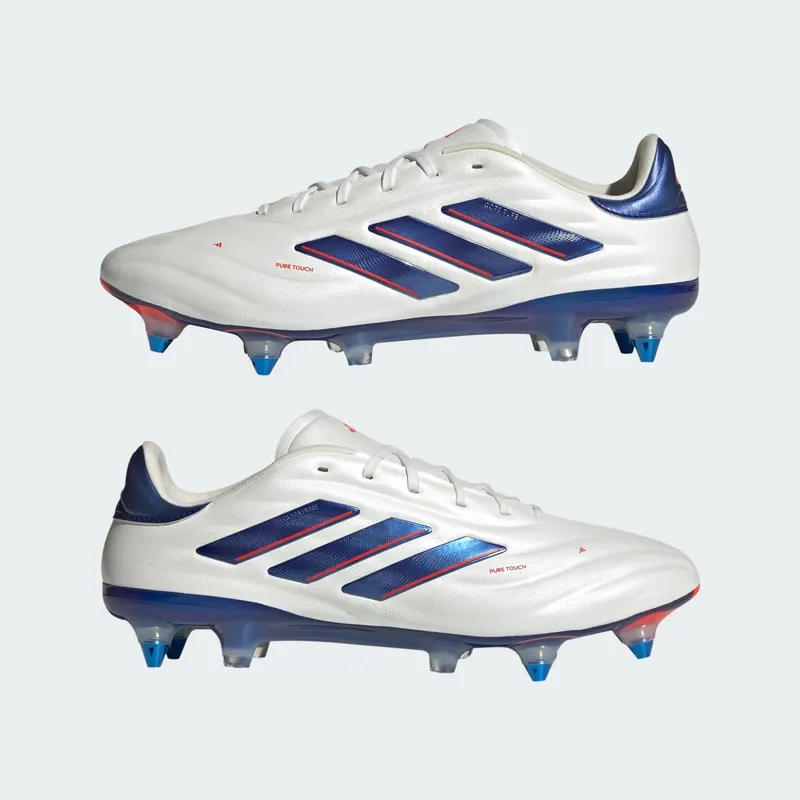 adidas Copa Pure 2 Elite SG Cloud White Lucid Blue Solar Red (IG8694)