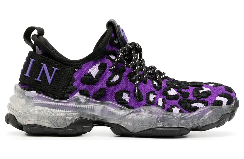Philipp Plein ‘Runner’ Sneakers mit Print – Violett (A20SWSC1934PTE003N)