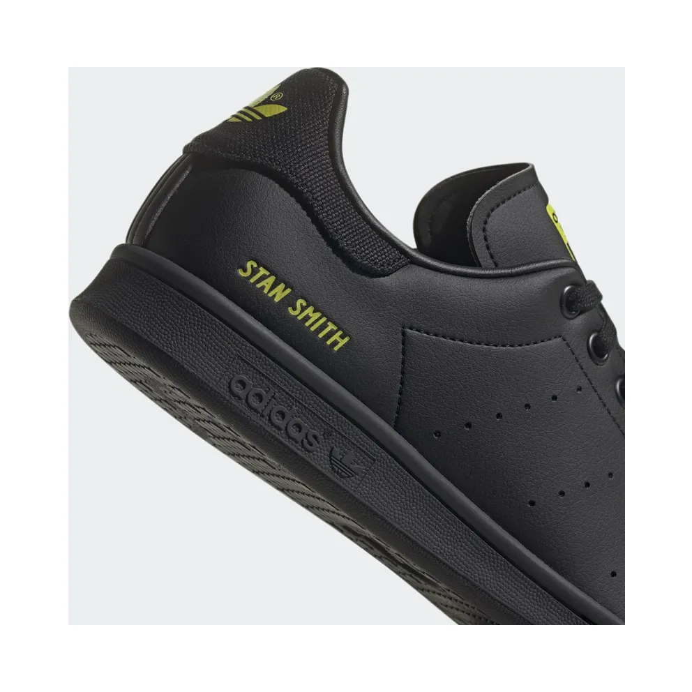 adidas Stan Smith Core Black / Core Black / Semi Solar Yellow (H00326)