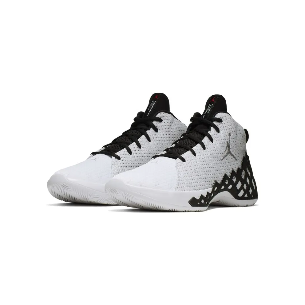 Jordan Jumpman Diamond Mid White Black White/Metallic Silver-Black (CI1204-100)