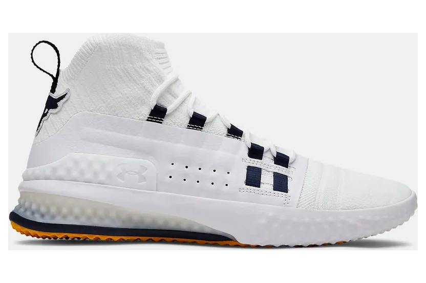 Under Armour Project Rock 1 White Navy Taxi