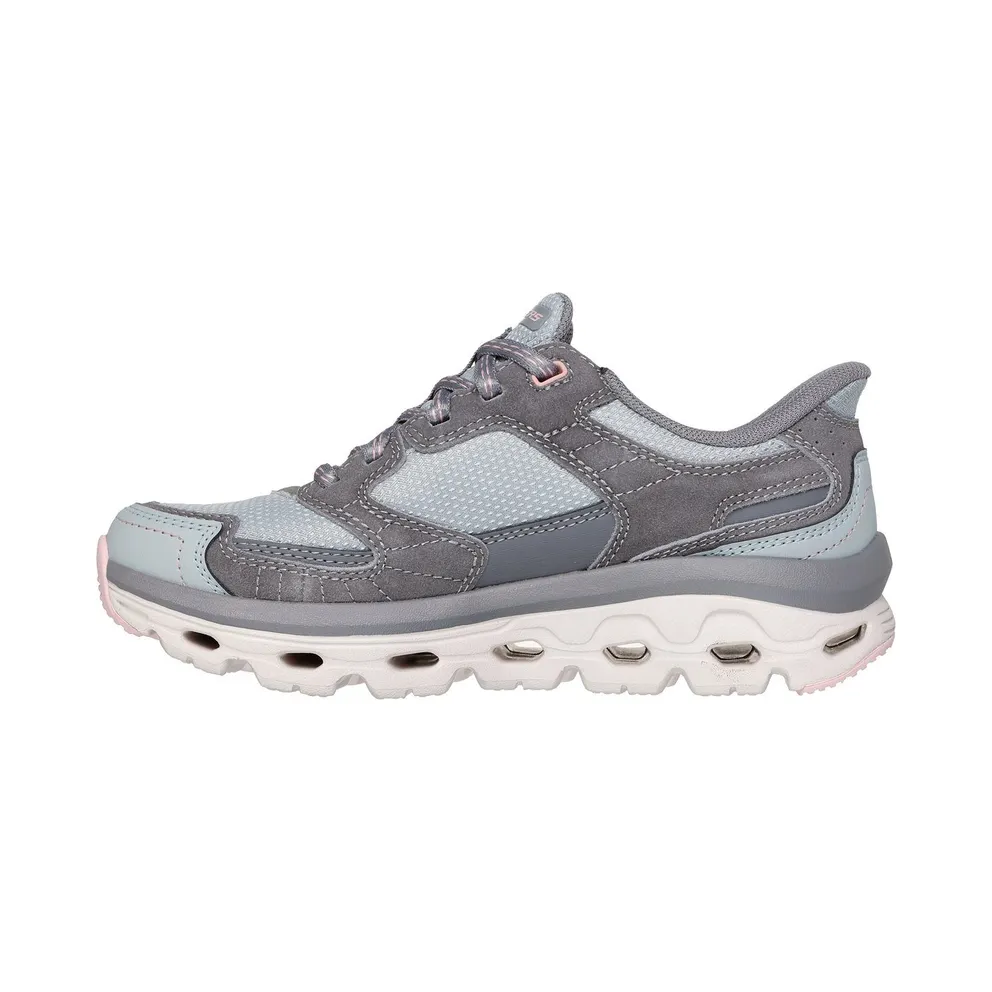 Skechers Slip-Ins: Glide-Step Sole – Paradise Valley – Grey / Pink – “Grey” (180268 GYPK)