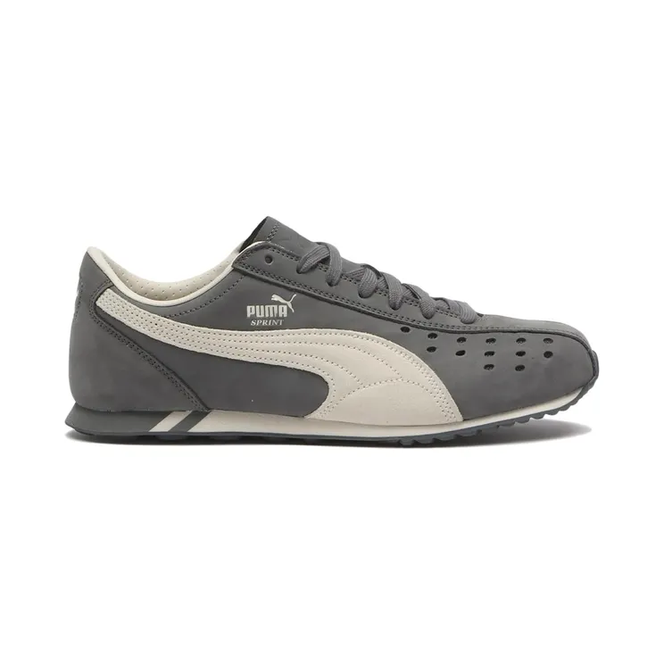 Puma Sprint Nuback Grey Alpine Snow (408853-01)