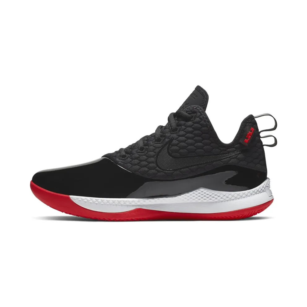 Nike Lebron Witness 3 PRM Black Black/White-University Red-Black (BQ9819-001)