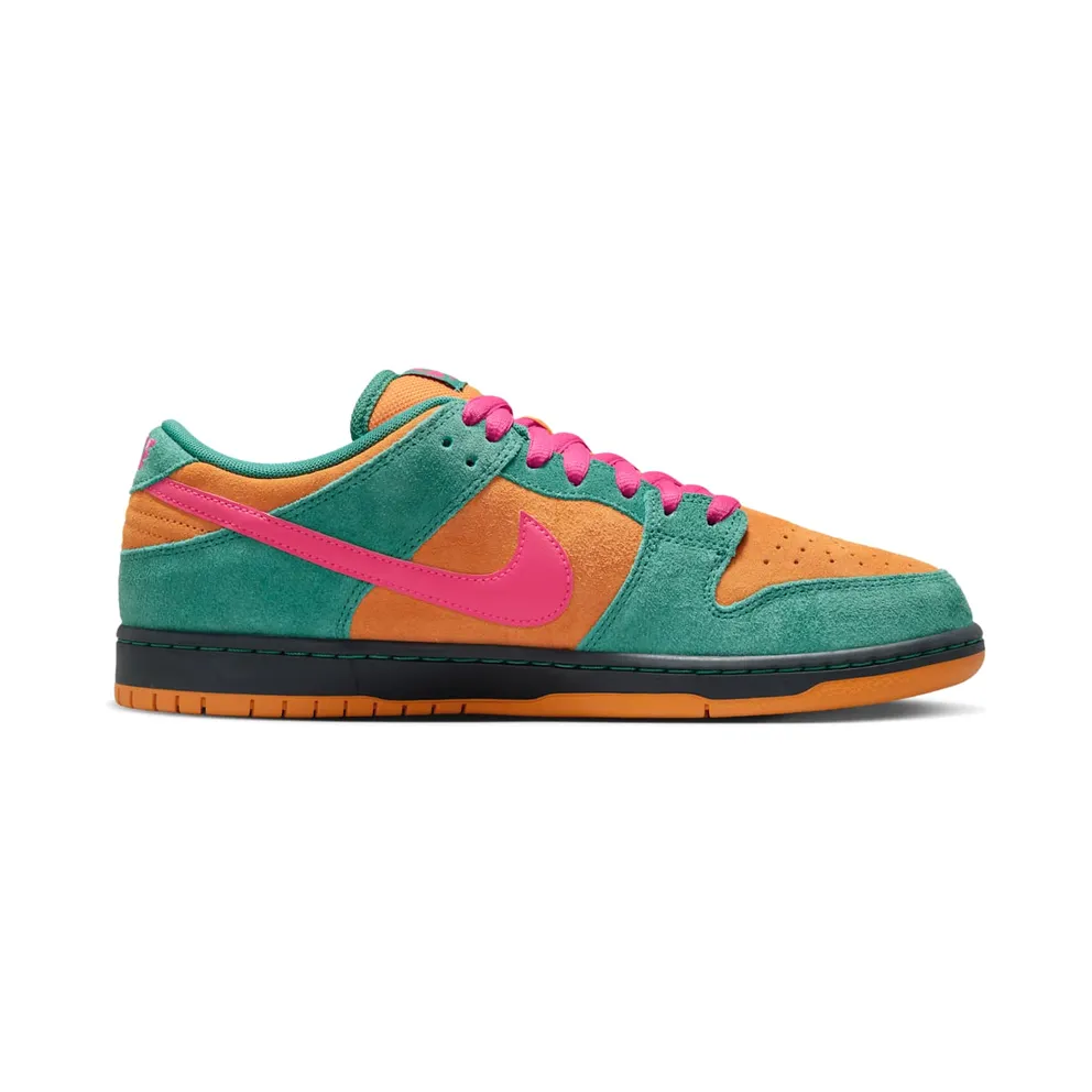 Nike SB Dunk Low Pro “Green Noise / Light Curry / Off-Noir / Watermelon” (HQ1625-301)