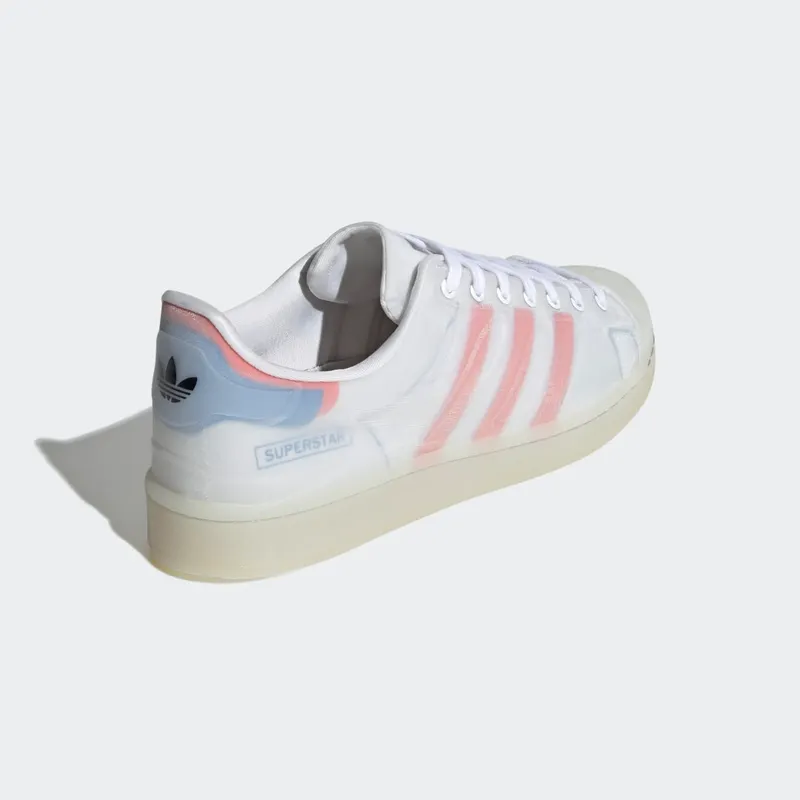 adidas Superstar Futureshell Cloud White / Semi Solar Red / Bright Blue (FX5544)