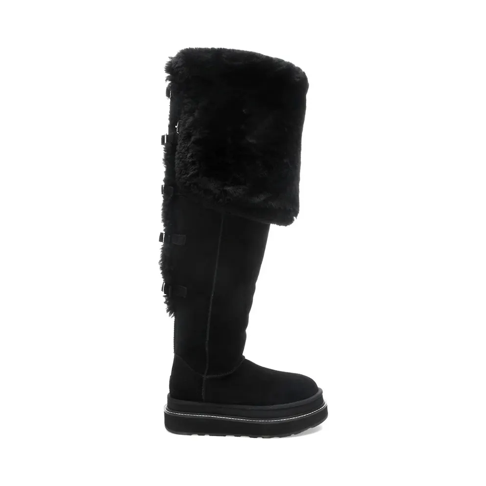 UGG Thigh High Boot sacai Black (1175215-BLK)