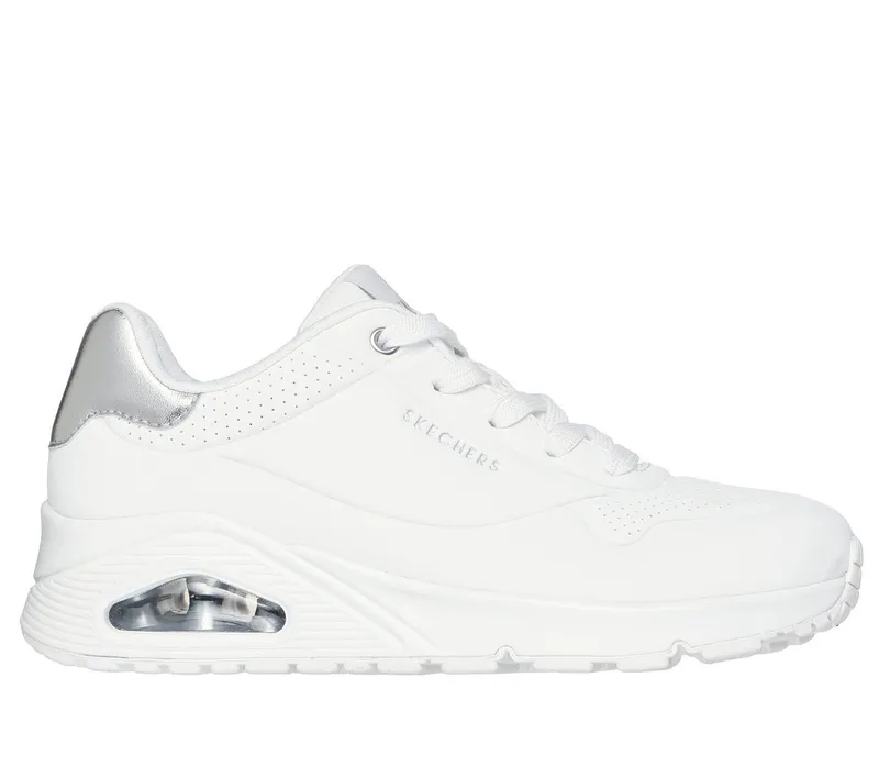 Skechers UNO – Golden Air – White / Silver (177094 WSL)