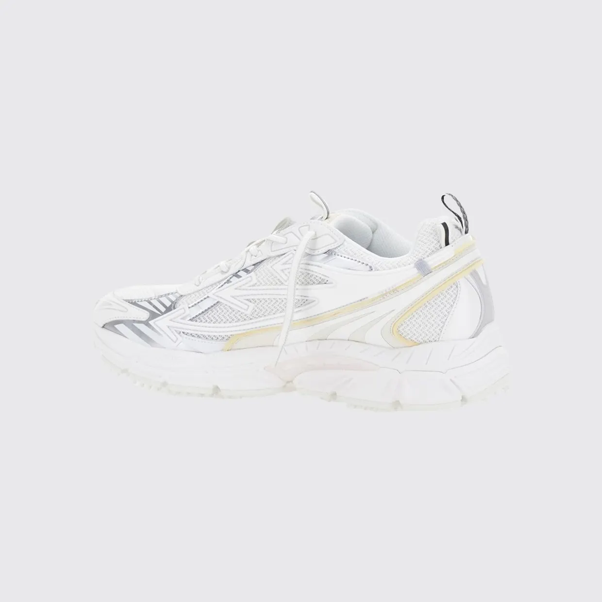 Off-White Bicolour Be Right Back Mesh Trainers with a Notched Sole White 1 (M295C9F0010101) (2)