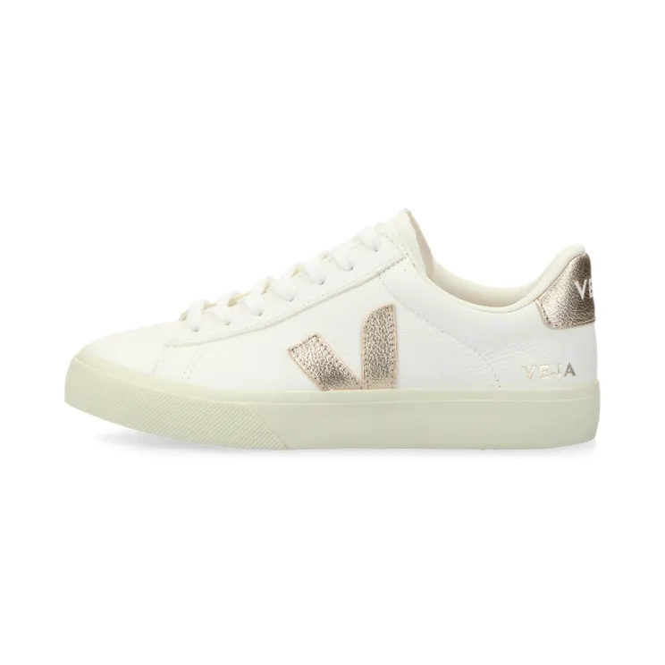 VEJA Campo Chromefree Leather (extra white / platine) – CP0503495