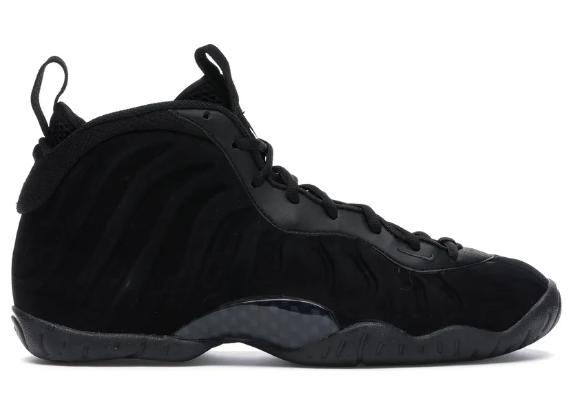 Nike Air Foamposite One Black Suede (GS) (644791-003)