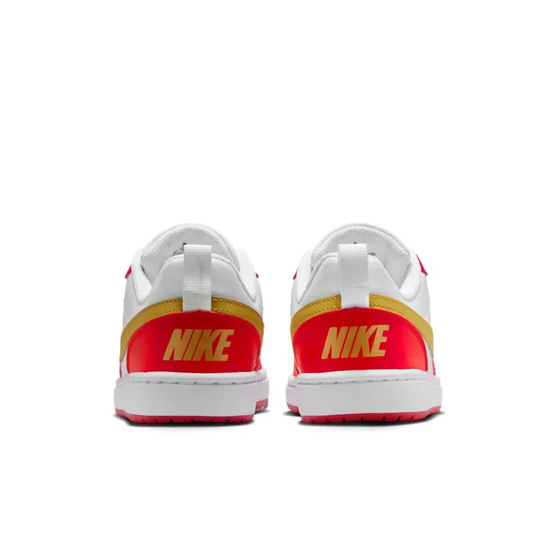 Nike Court Borough Low Recraft White University Red Gold (DV5456-137)