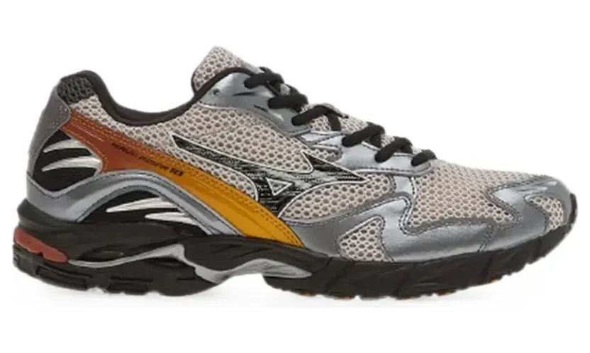 Mizuno Wave Rider 10 Sneakers mit Mesh-Einsatz – Grau (D1GA261D03)