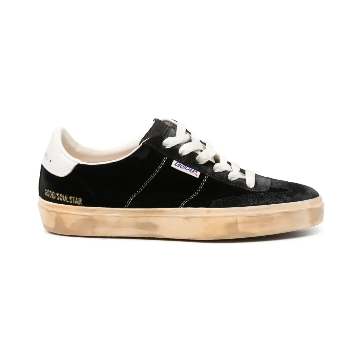 Golden Goose Soul-Star fluwelen “Black” (GWF00464F005055)