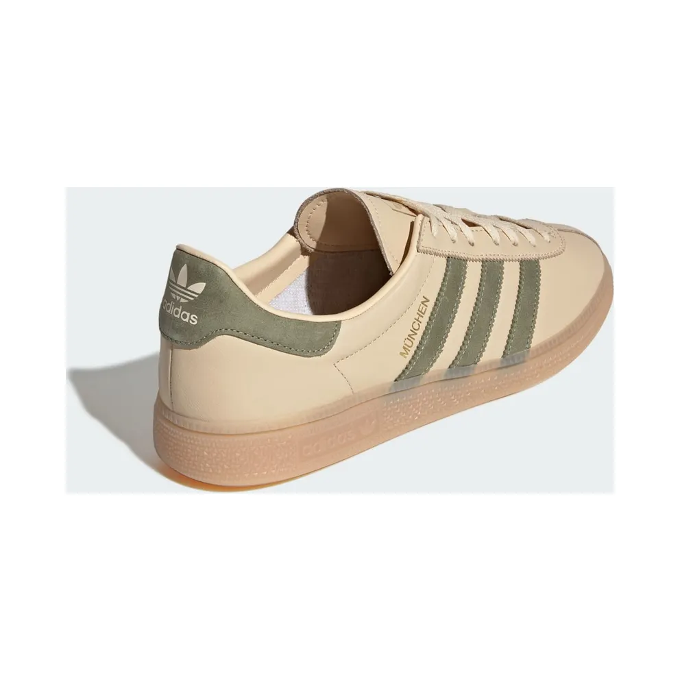 Adidas MUNCHEN Shoes Sand Strata / Tent Green / Gum (LA4522)
