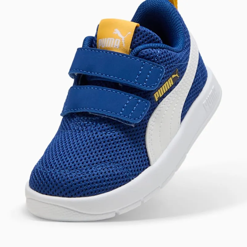 Puma Courtflex V3 Mesh Royal White Yellow (398086-05)