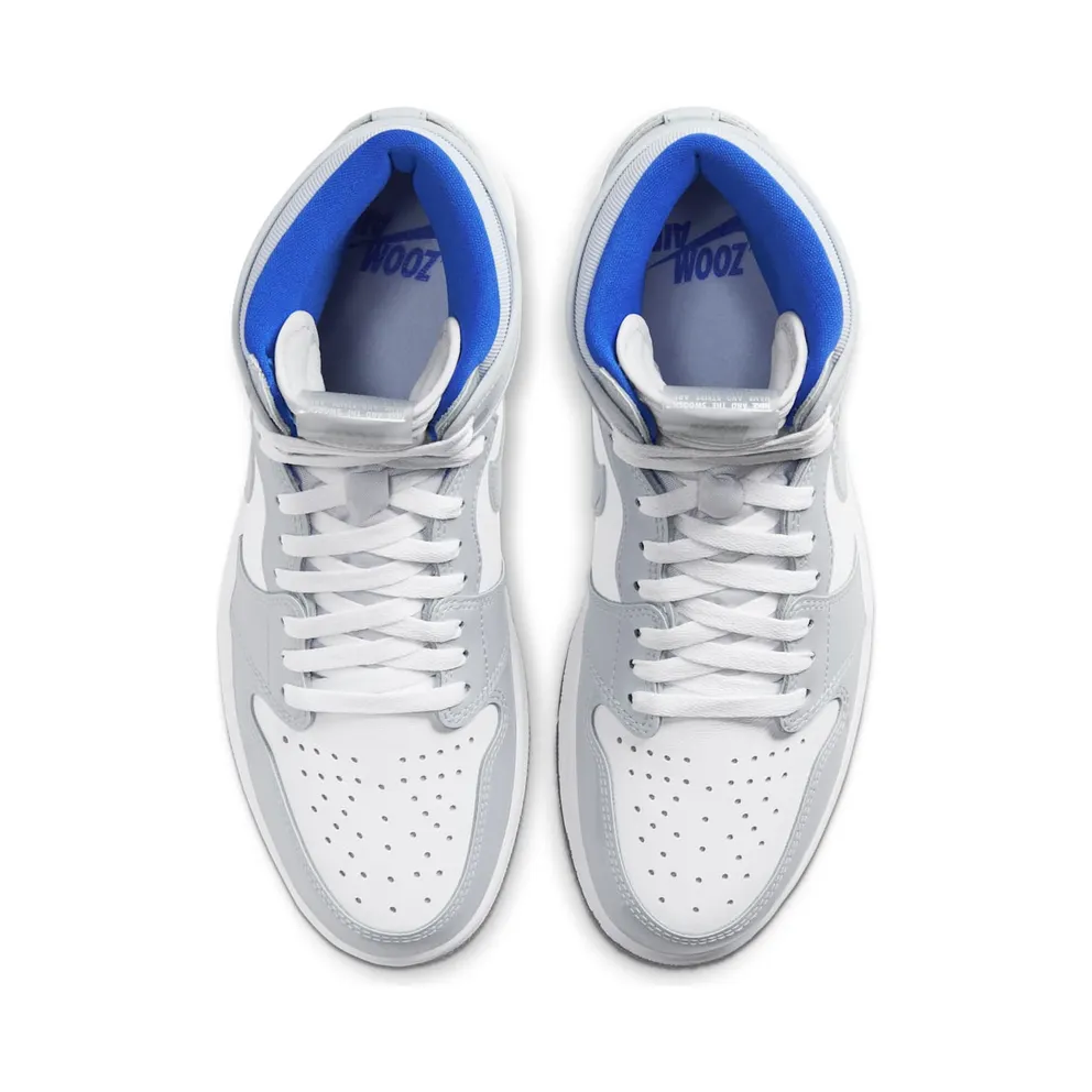 Air Jordan 1 Retro High Zoom White Racer Blue (2020) (CK6637-104)