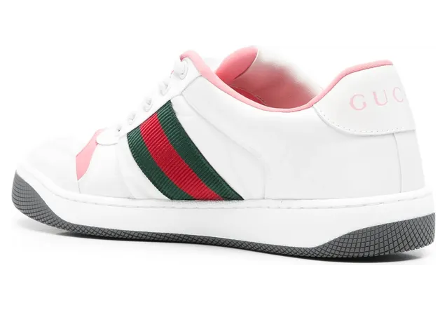 Gucci Web-stripe “White/Pink” (A000MW FAGAU 9063) (4)