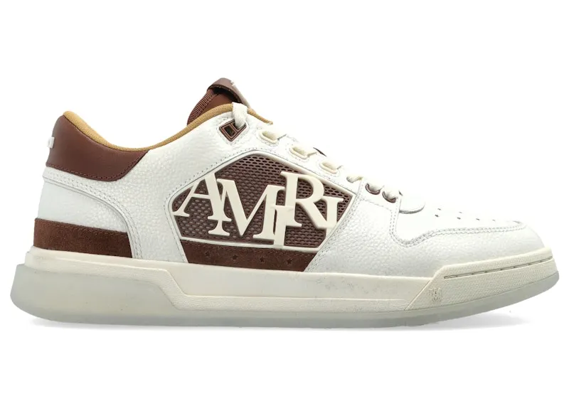 AMIRI Classic Low Pebbled White Brown (AMSNSN1060-253)
