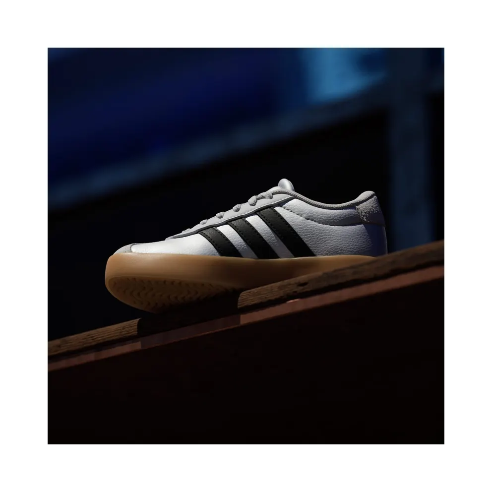 Adidas VL Court 3.0 Silver Metallic / Core Black / Light Solid Grey (IH3945)