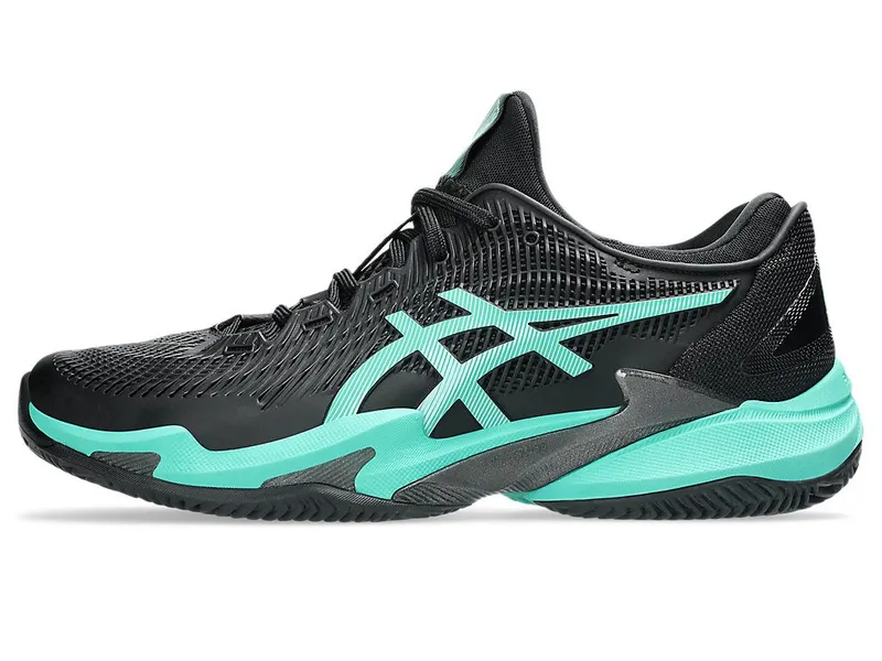 ASICS COURT FF 3 CLAY “Black / Aurora Green” (1041A371-002)