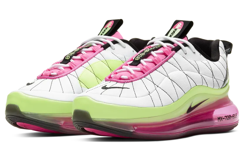 Nike Air MX 720-818 ‘Pink Blast Green’ White/Pink Blast/Ghost Green/Black (CK2607-100)