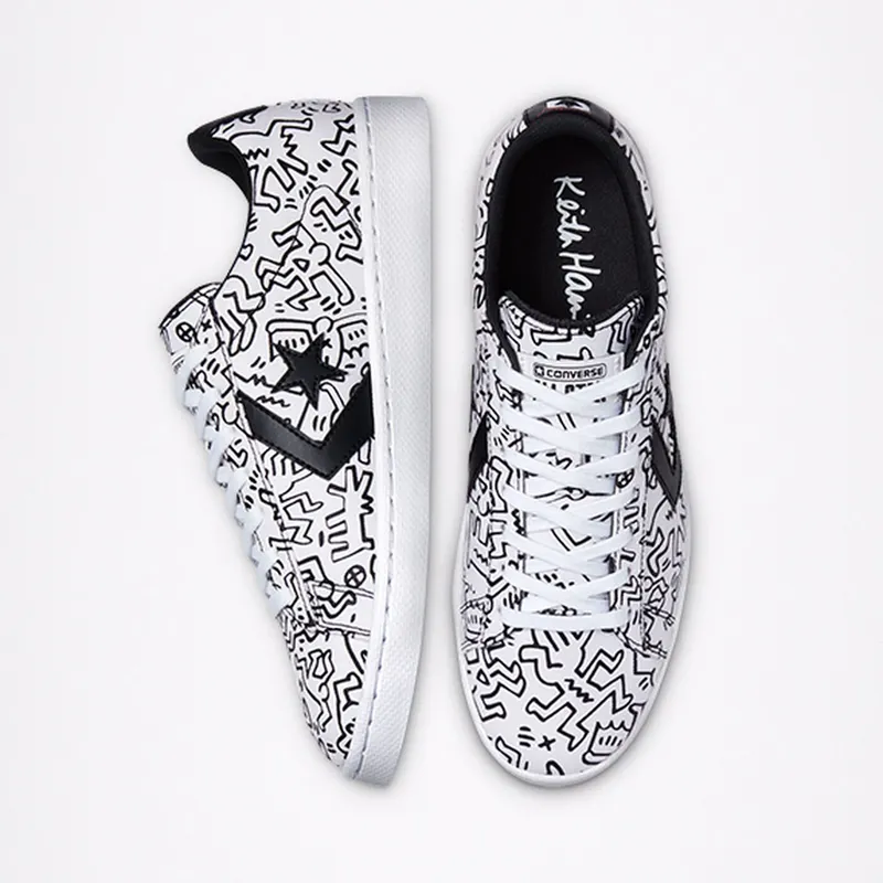 Converse Converse x Keith Haring Pro Leather Low Top White/Black/Red (171857C)