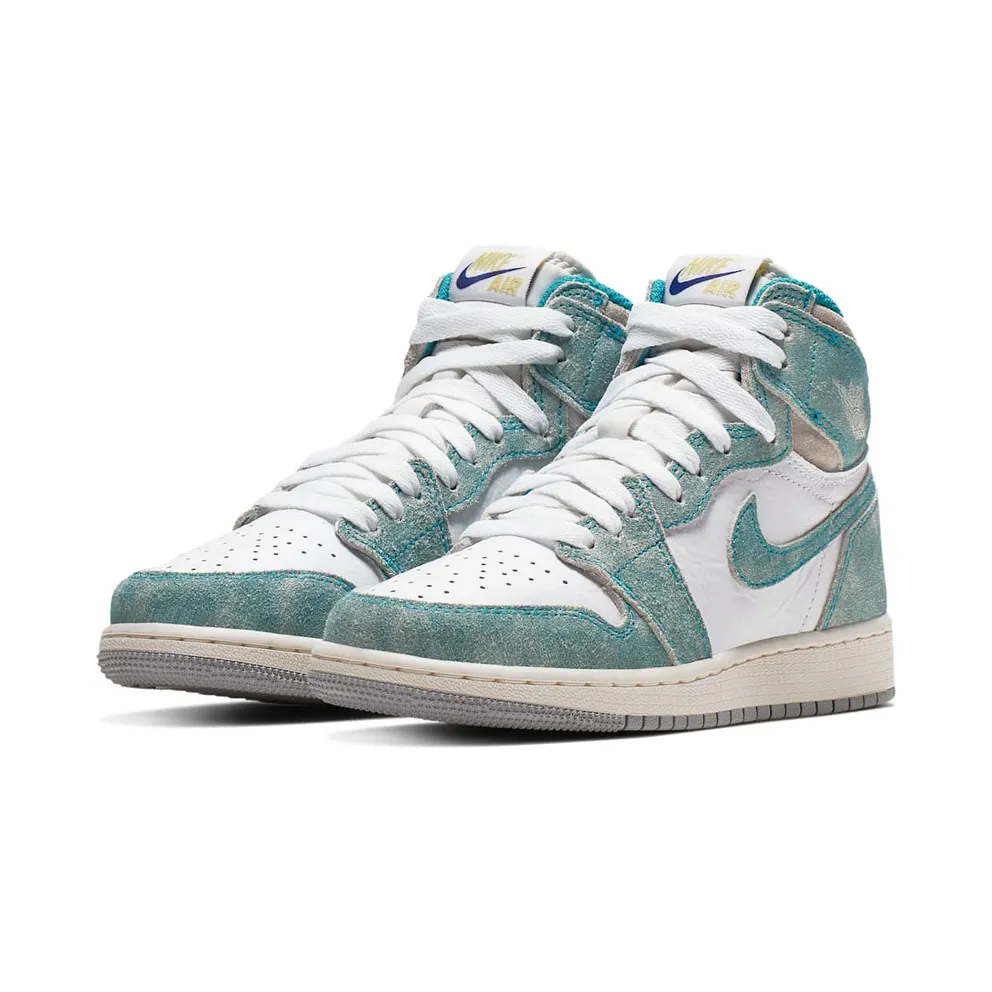 Jordan 1 Retro High Turbo Green (GS) Turbo Green/Sail-White-Light Smoke Grey (575441-311)