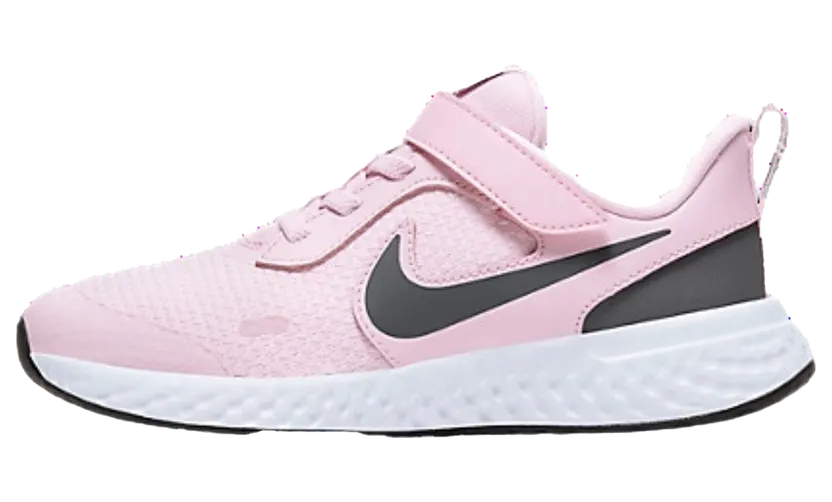 Nike Revolution 5 PS “PINK FOAM/DARK GREY” (BQ5672-601)