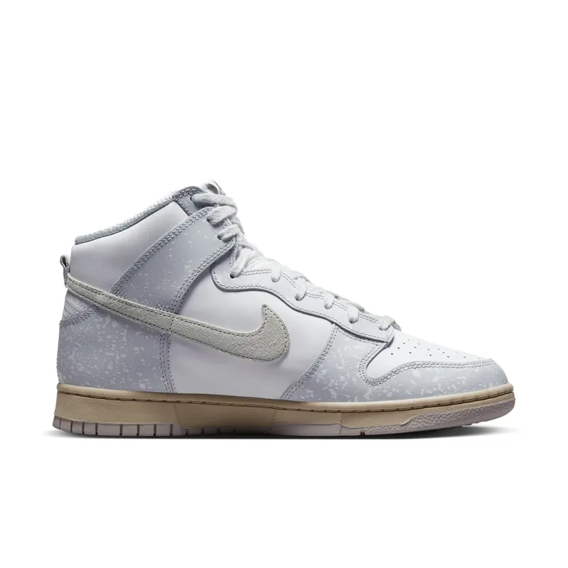 Nike Dunk High Spray Paint White Pure Platinum (FD9759-100)