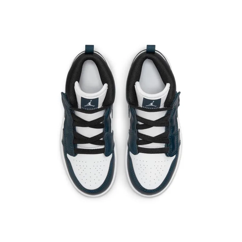 Jordan 1 Mid Alt White Armory Navy (AR6351-411)
