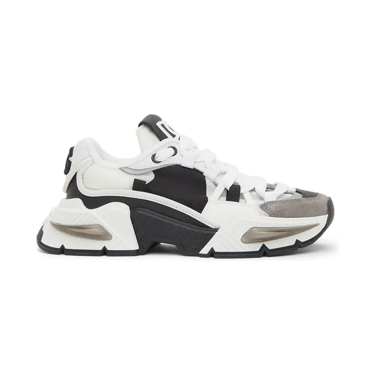 Dolce & Gabbana White & Black Airmaster Sneakers (CK1984 AY337)