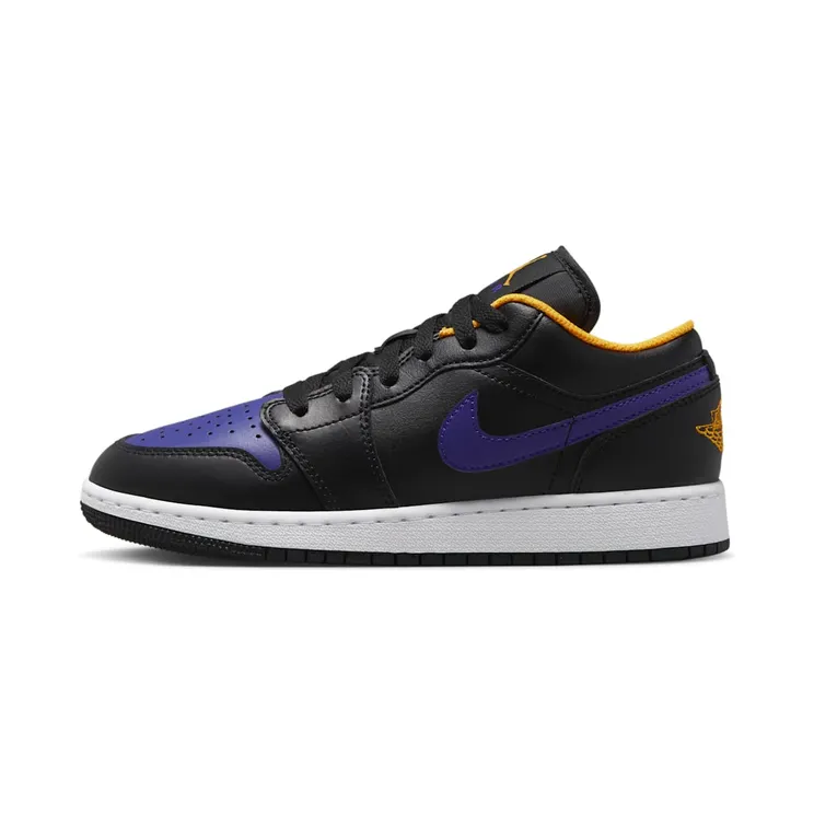 Jordan 1 Low “Black / Taxi / Dark Concord” (553560-075)