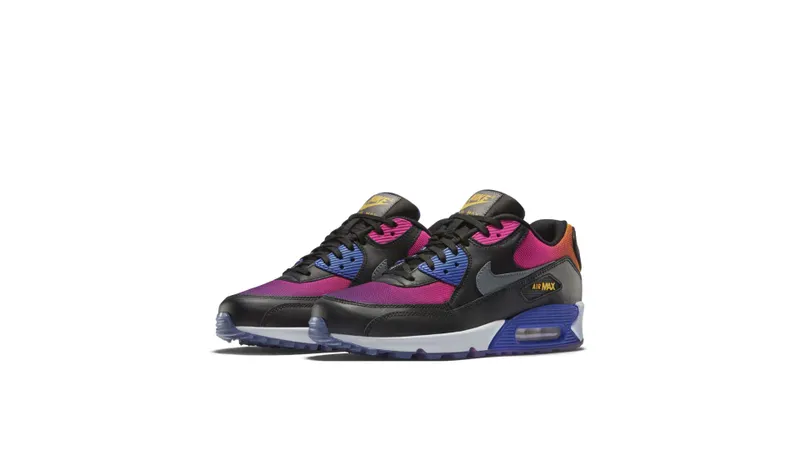 Nike Air Max 90 SD Gradient Black/Persian Violet-Volt-Pink Force (724763-005)