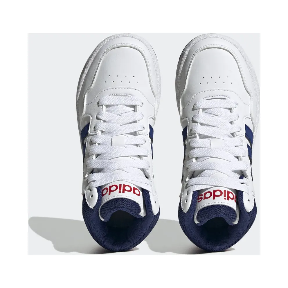 Adidas Hoops Mid Cloud White / Victory Blue / Better Scarlet (GZ9647)