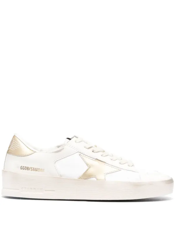 Golden Goose Stardan leren sneakers – White (GWF00128F005375)