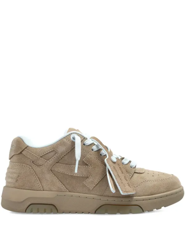 Off-White with Arrow-applicatie – Beige (OWIA259F25LEA0096161)