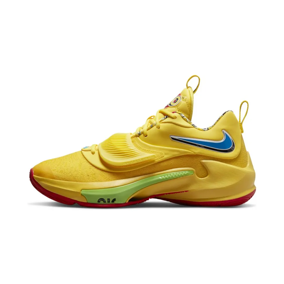 Nike Zoom Freak 3 “Yellow Zest / White / Action Red / Black” (DC9364-700)